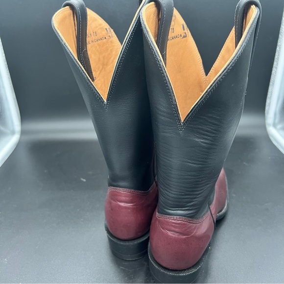 Alberta Boot Company Burgundy Kangaroo Boot - Picture 3 of 6